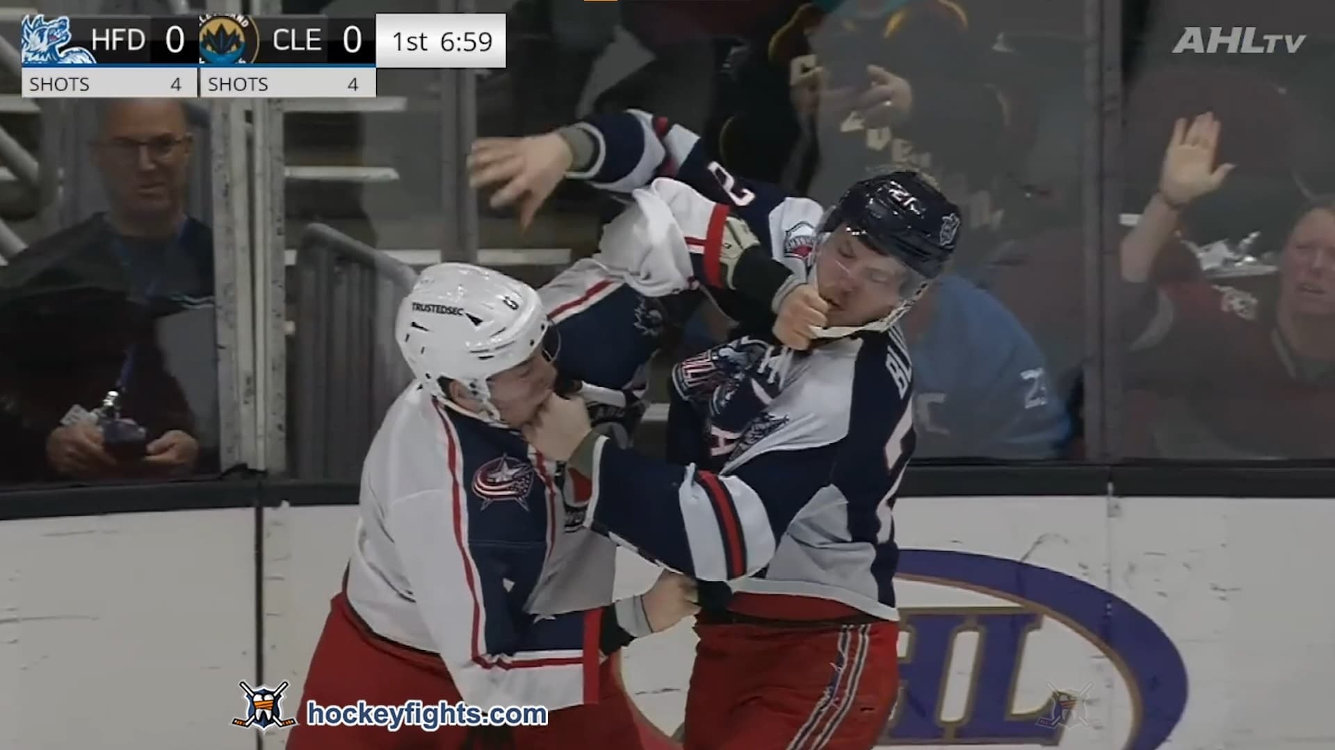 A. Blidh (HFD) vs. B. Sweezey (CLE)