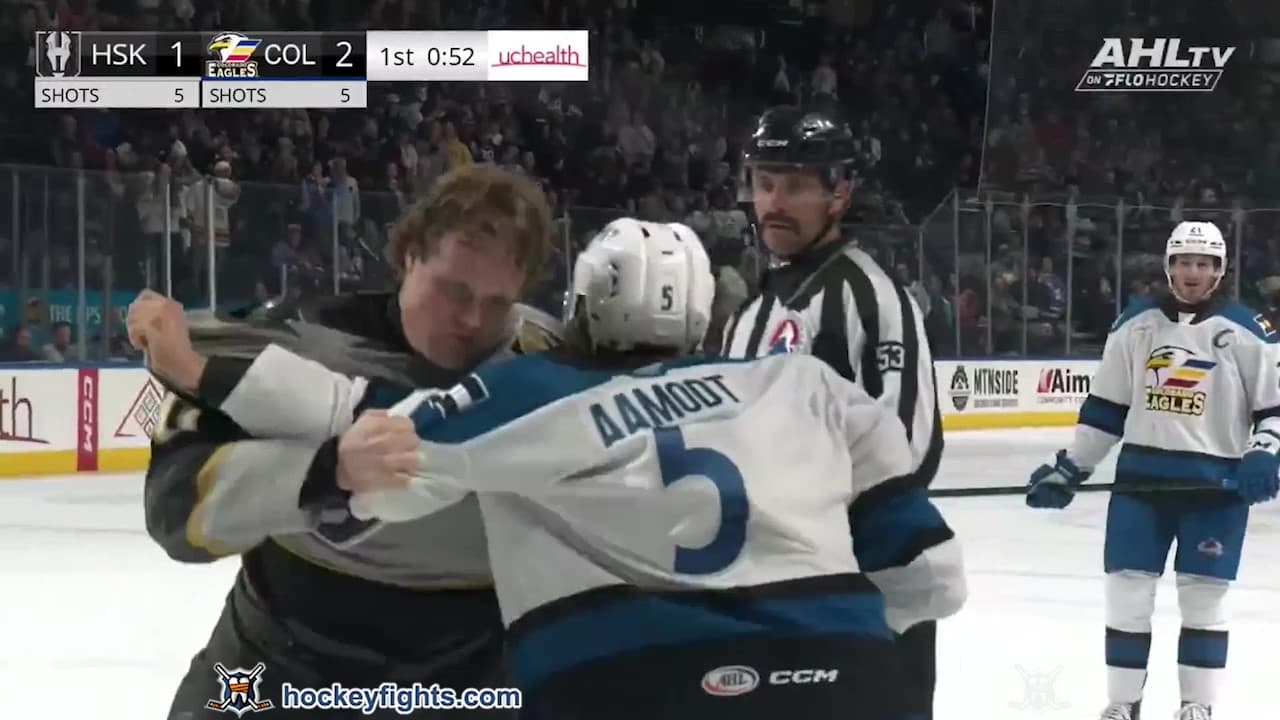 J. Fleming (HSK) vs. W. Aamodt (COL)