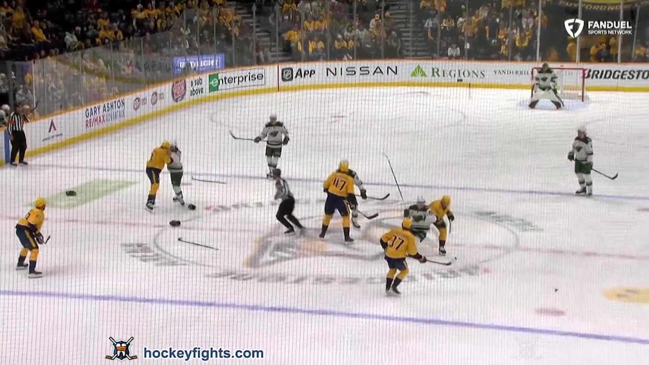 R. Hartman (MIN) vs. M. Jankowski (NSH)