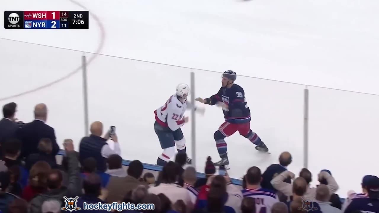 B. Duhaime (WSH) vs. S. Carrick (NYR)