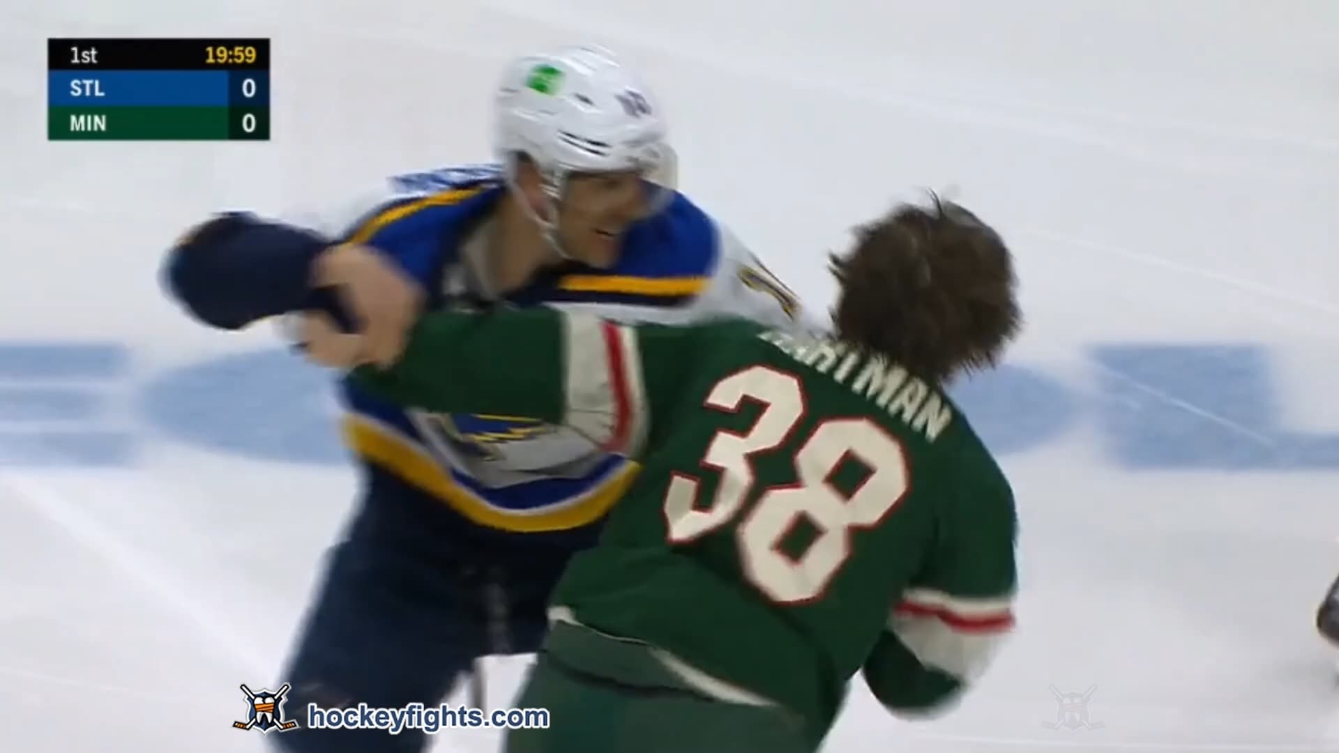 B. Schenn (STL) vs. R. Hartman (MIN)