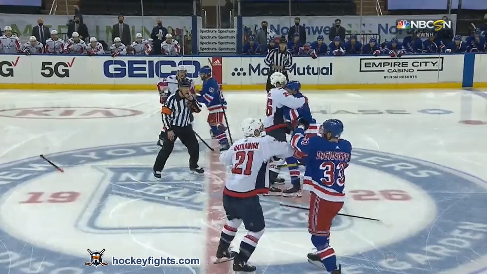 G. Hathaway (WAS) vs. P. Di,Giuseppe (NYR)