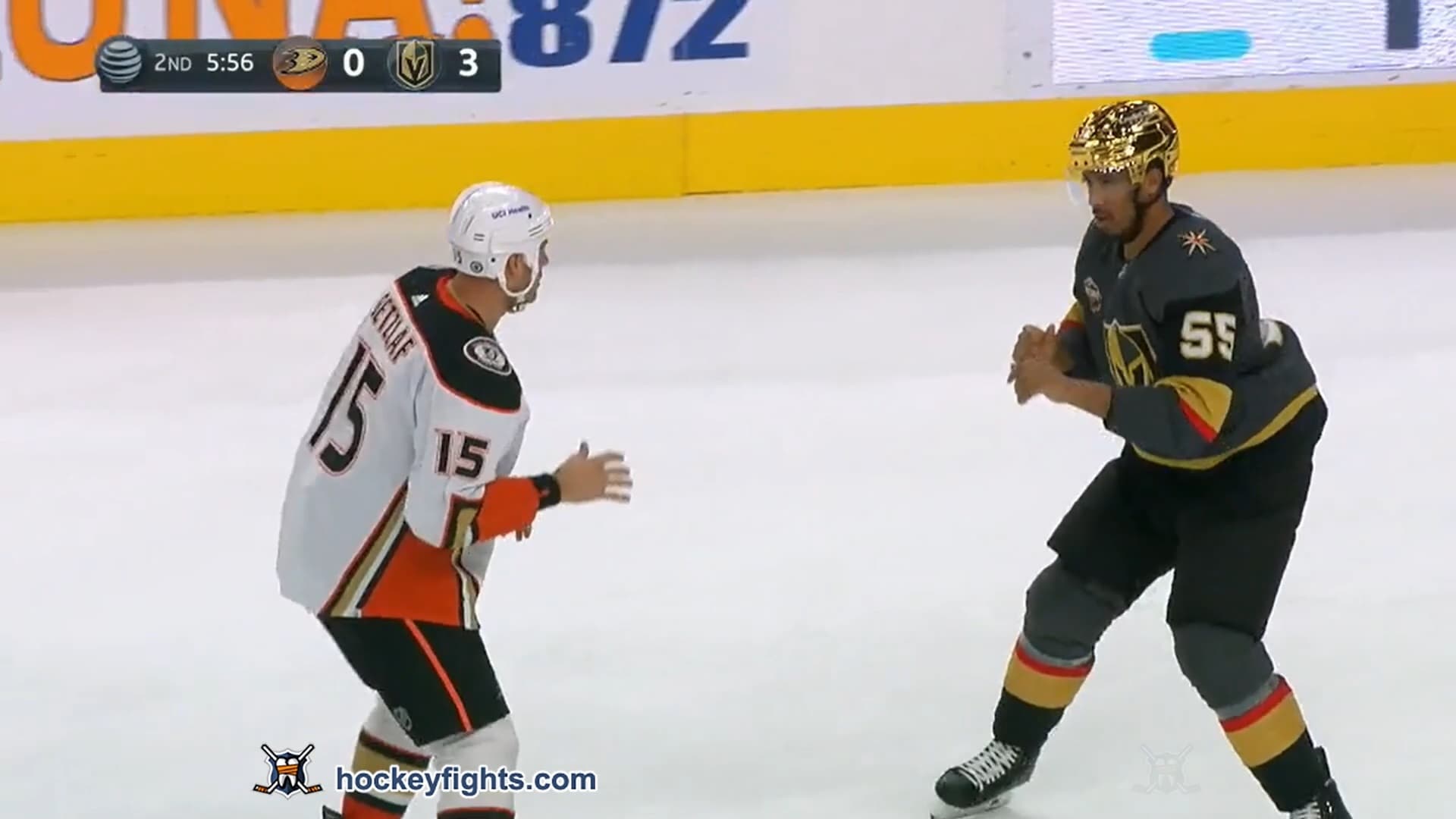 R. Getzlaf (ANA) vs. K. Kolesar (VGK)