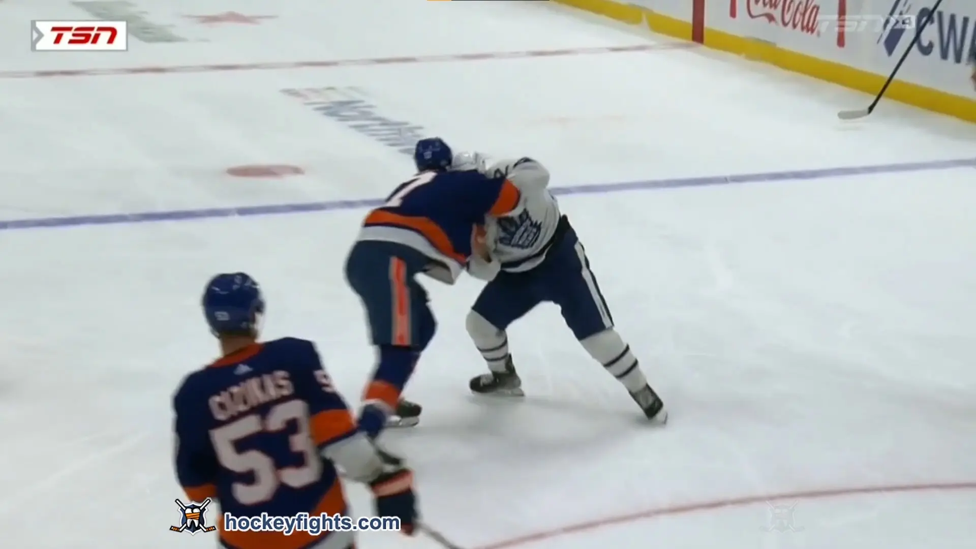 N. Acciari (TOR) vs. M. Martin (NYI)