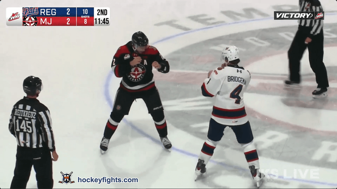 K. Bridgeman (REG) vs. B. Ness (MJW)