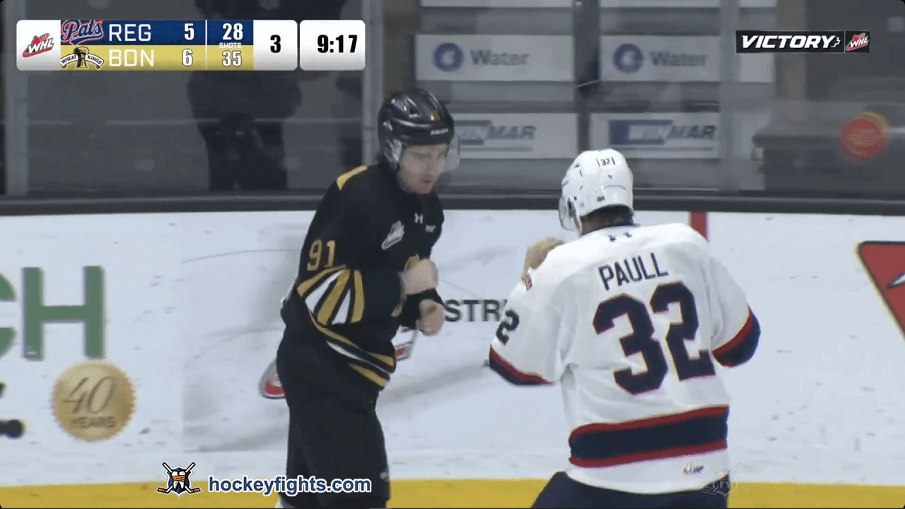 M. Paull (REG) vs. R. Boyce (BRN)