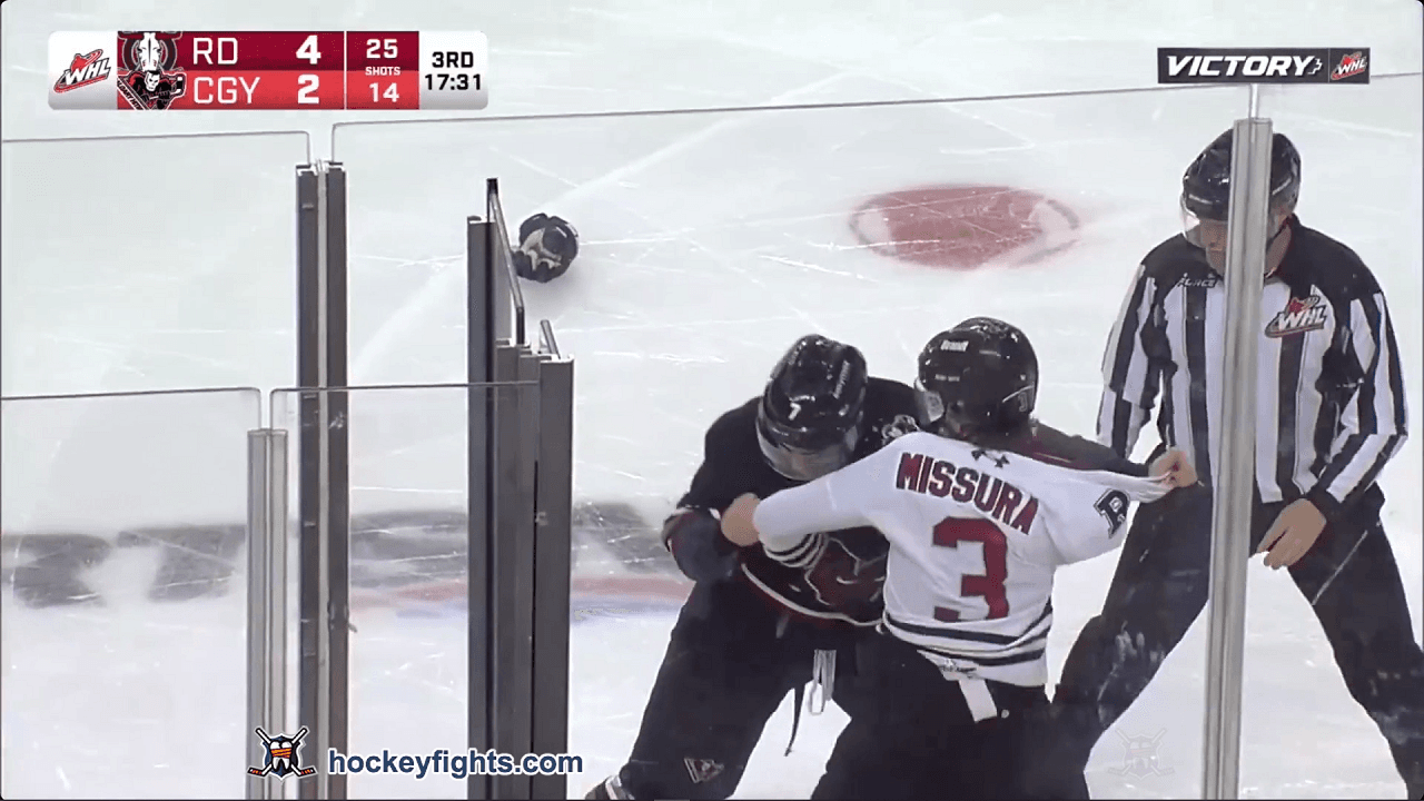 J. Missura (RDR) vs. H. Aura (CGY)