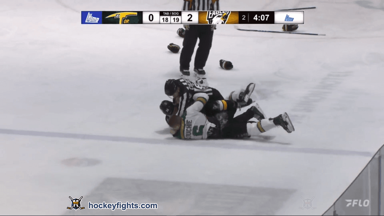 J. Gouchie (VDO) vs. H. Charron (CAP)