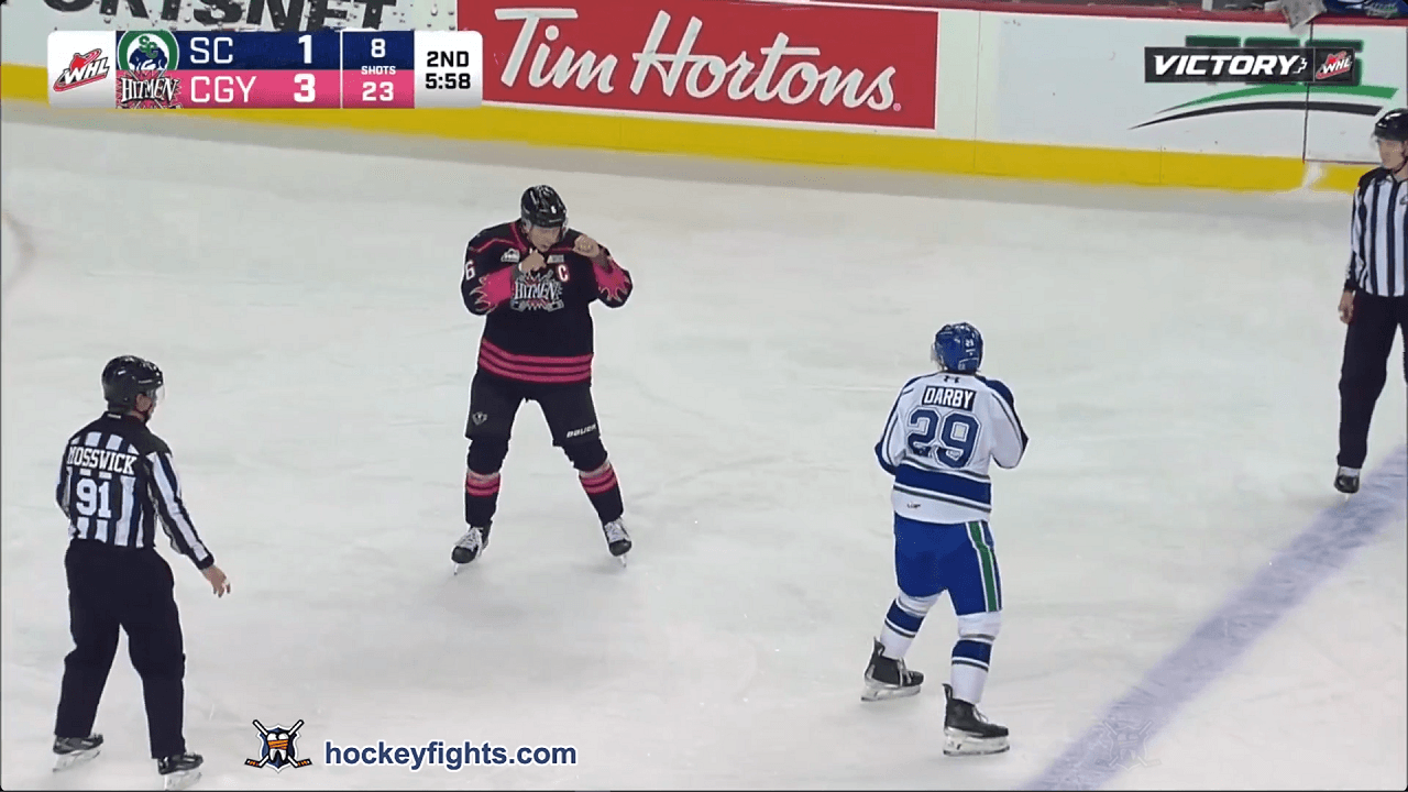 H. Darby (SCB) vs. A. Hurtig (CGY)