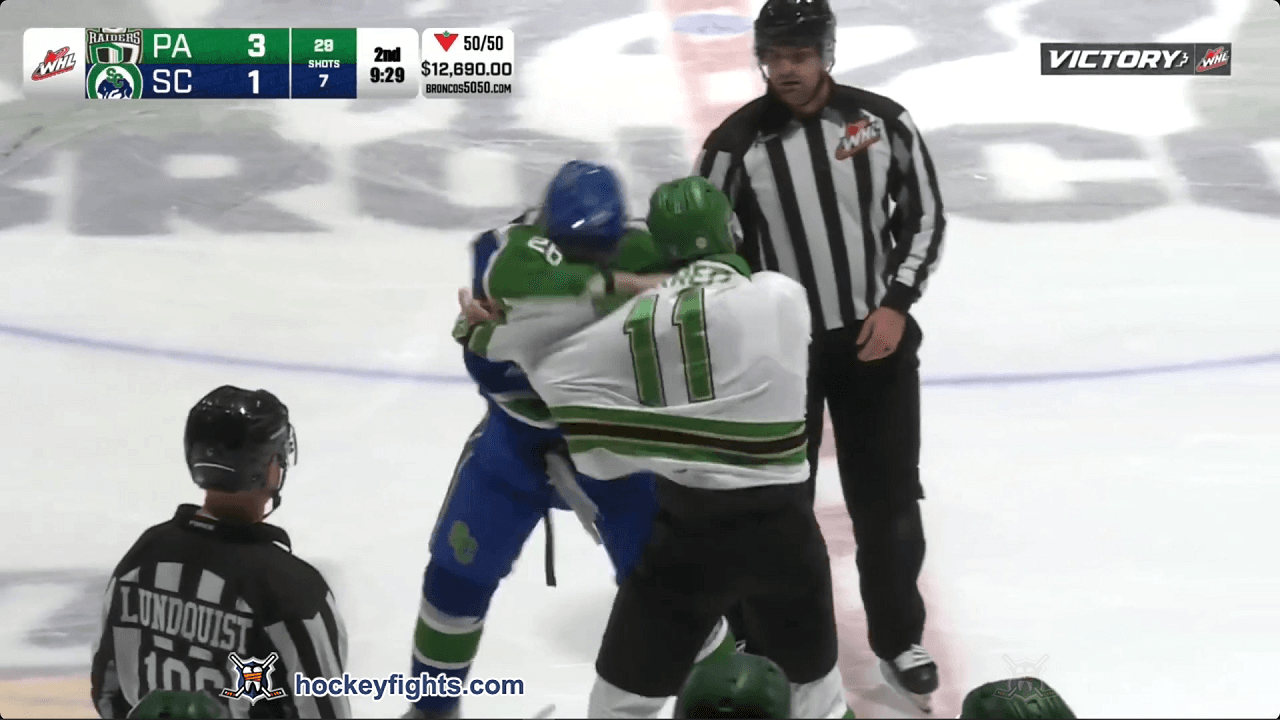 L. Burrett (PAR) vs. J. Oleskiw (SCB)