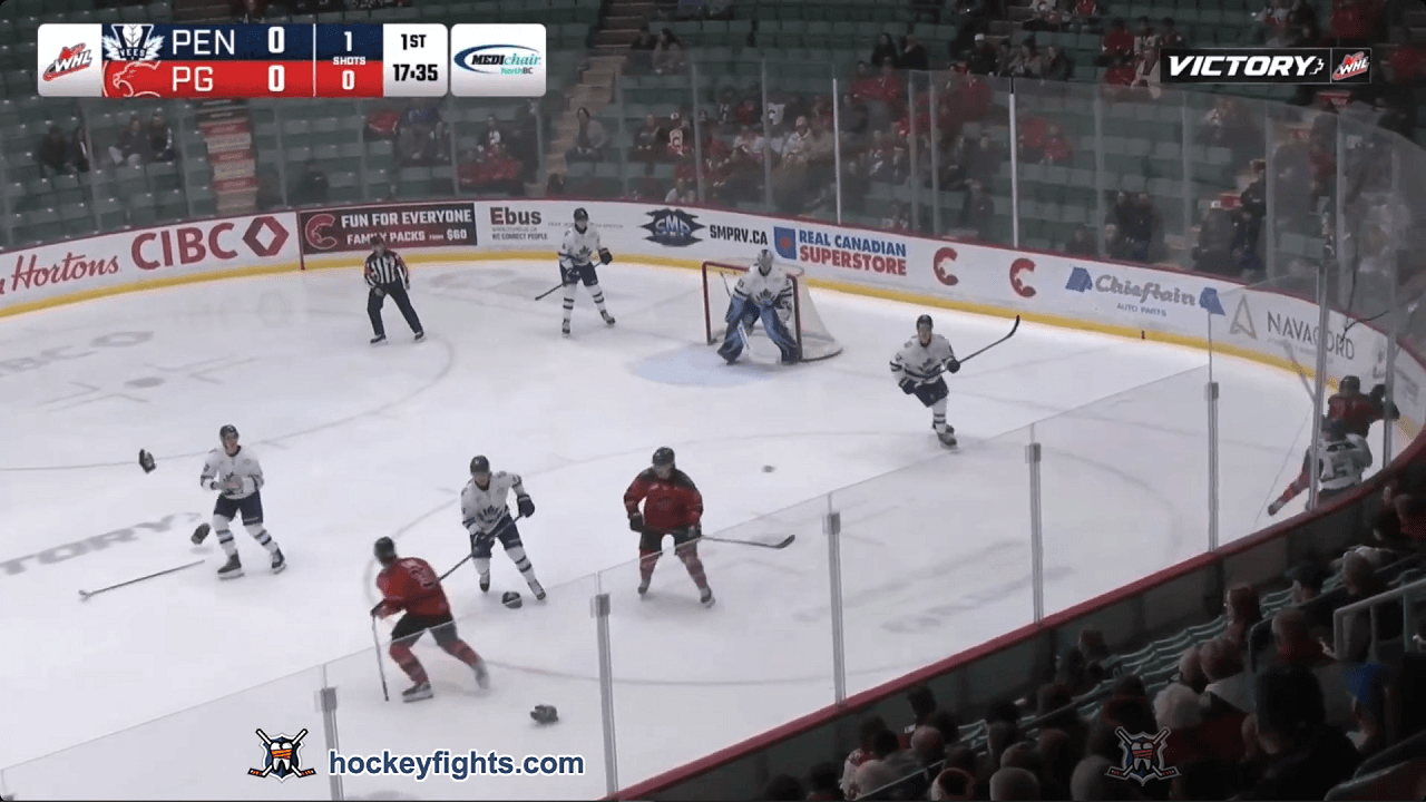 B. DeMars (PEN) vs. J. Lajoie (PGC)