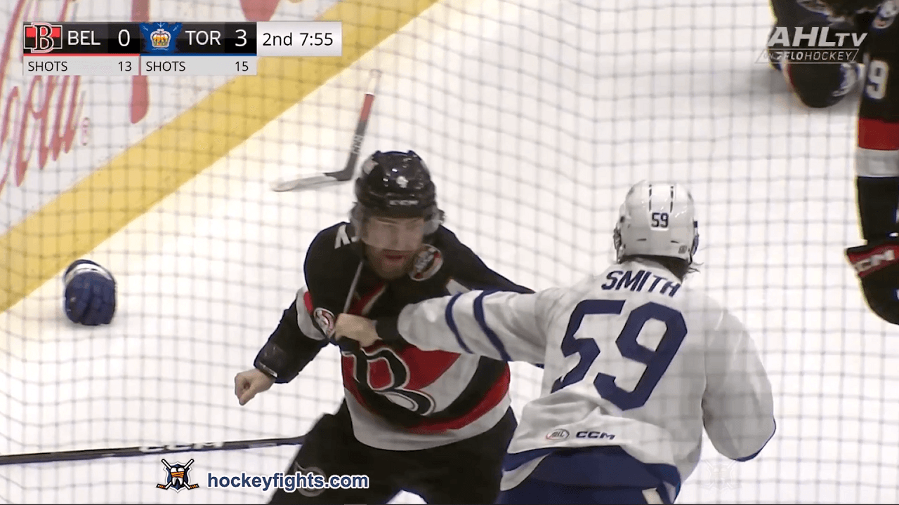 C. Crotty (BEL) vs. B. Smith (TOR)