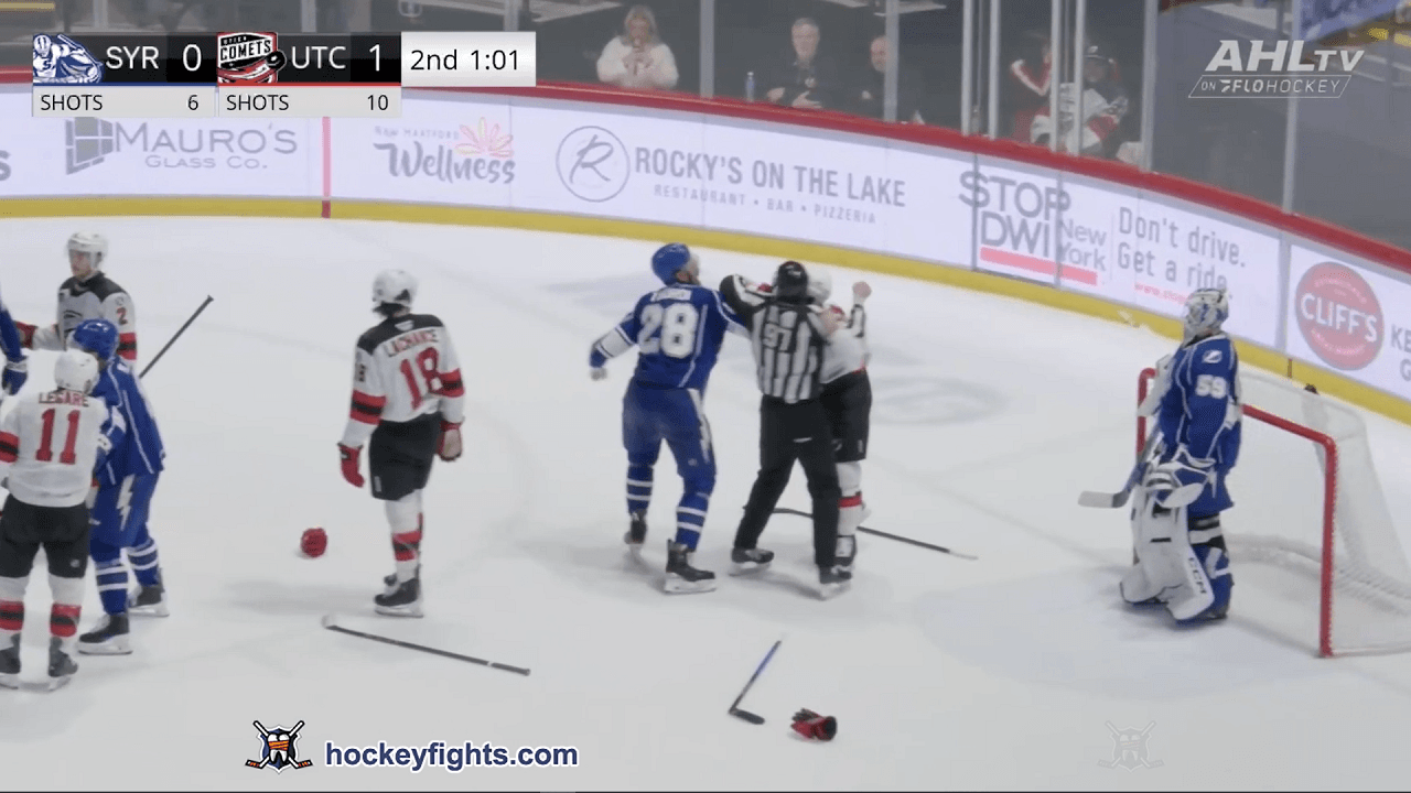 J. Tinordi (SYR) vs. J. Gruden (UTI)