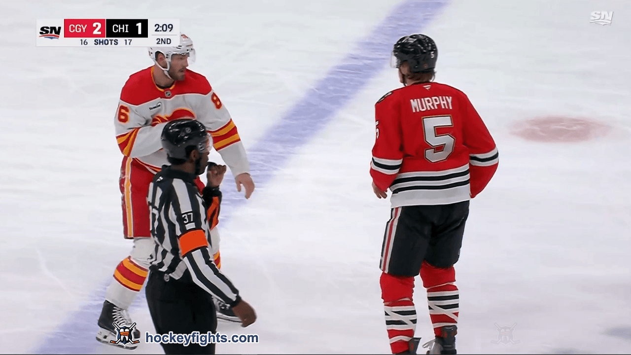 J. Farabee (CGY) vs. C. Murphy (CHI)