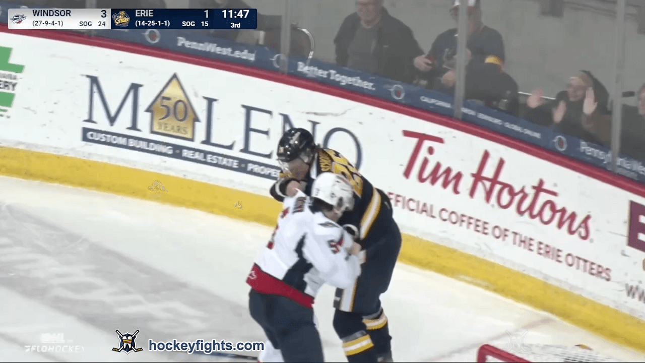 J. Brown (WSR) vs. J. Schouten (ERI)