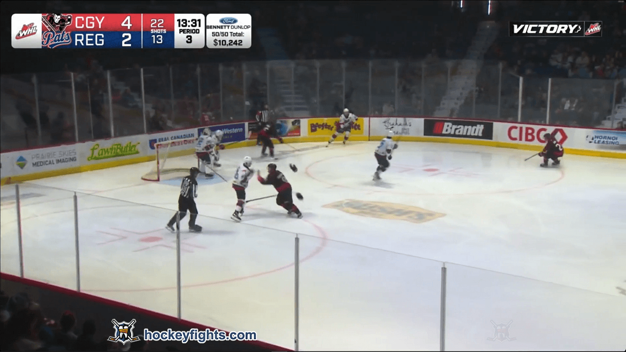 H. Lodewyk (CGY) vs. Z. Moore (REG)