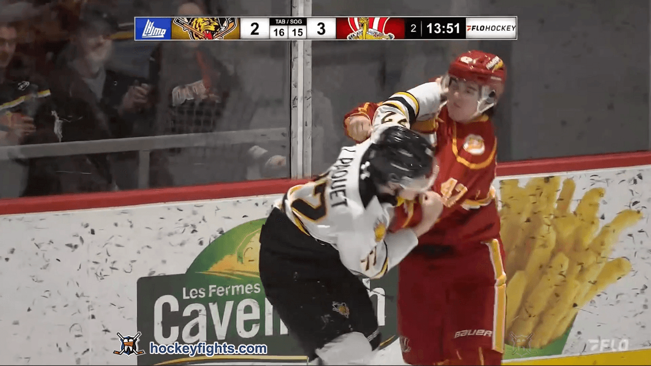 C. Paquet (VIC) vs. M. St-Gelais (BAC)