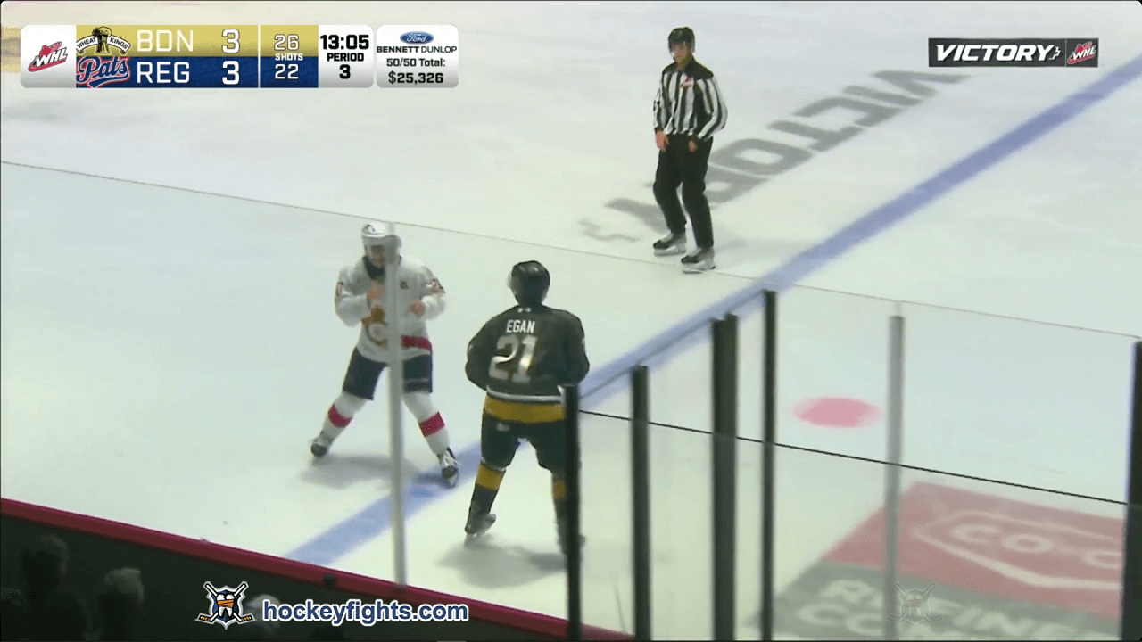 J. Egan (BRN) vs. C. Bear (REG)