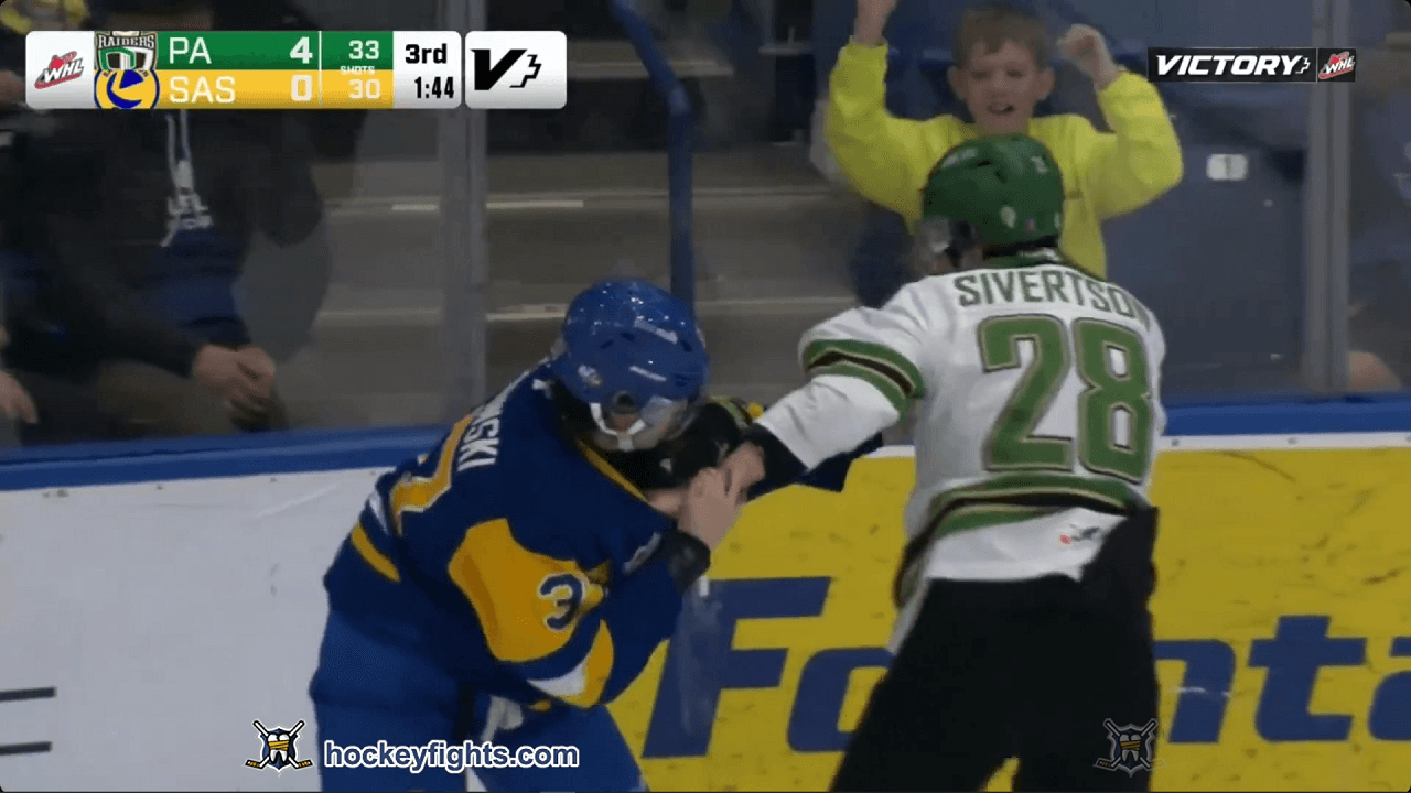 J. Sivertson (PAR) vs. J. Kachkowski (SAS)