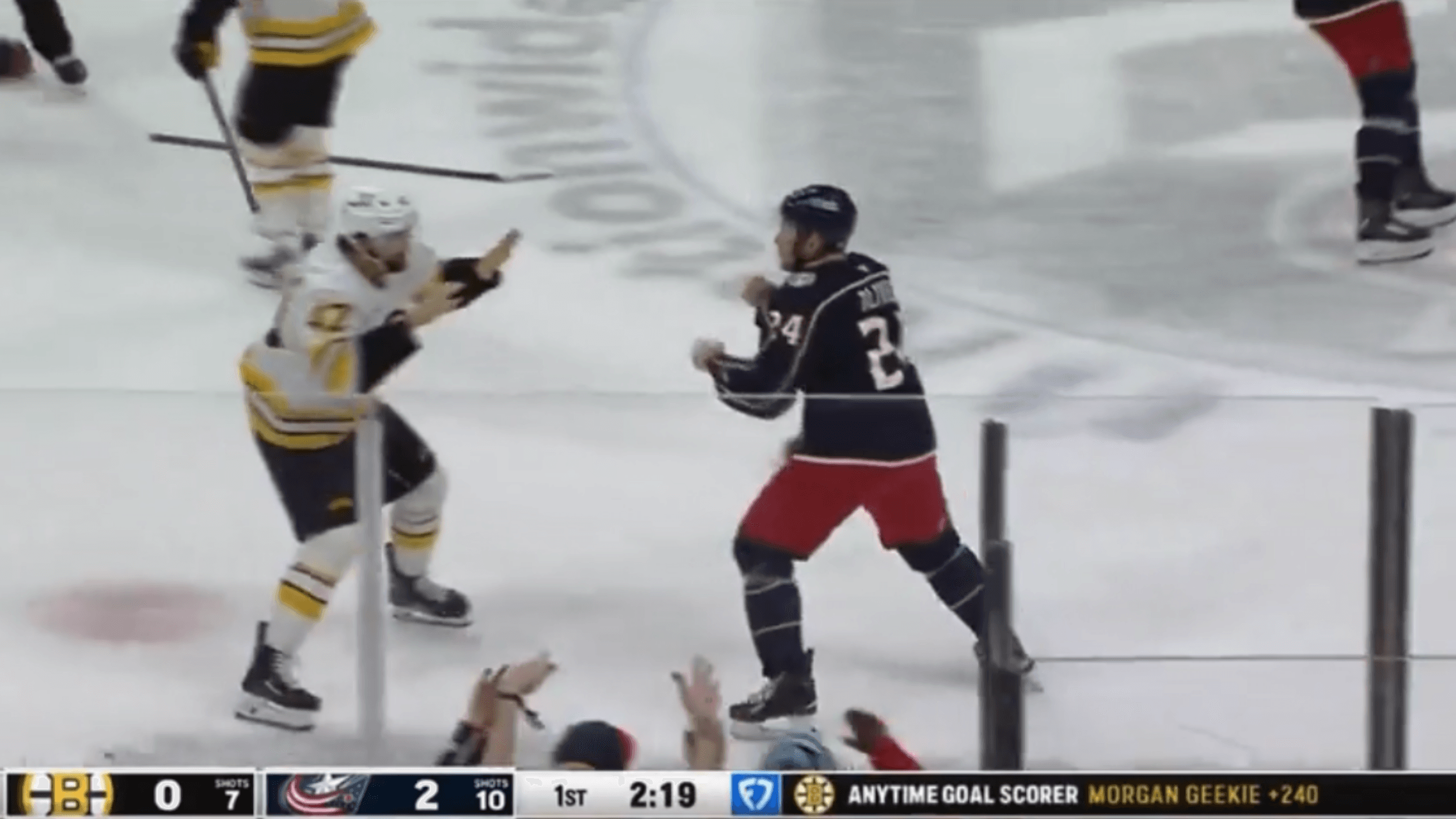 M. Kastelic (BOS) vs. M. Olivier (CBJ)