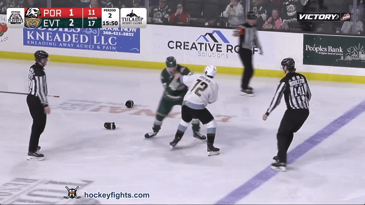 R. Brown (POR) vs. J. Miettinen (EVT)