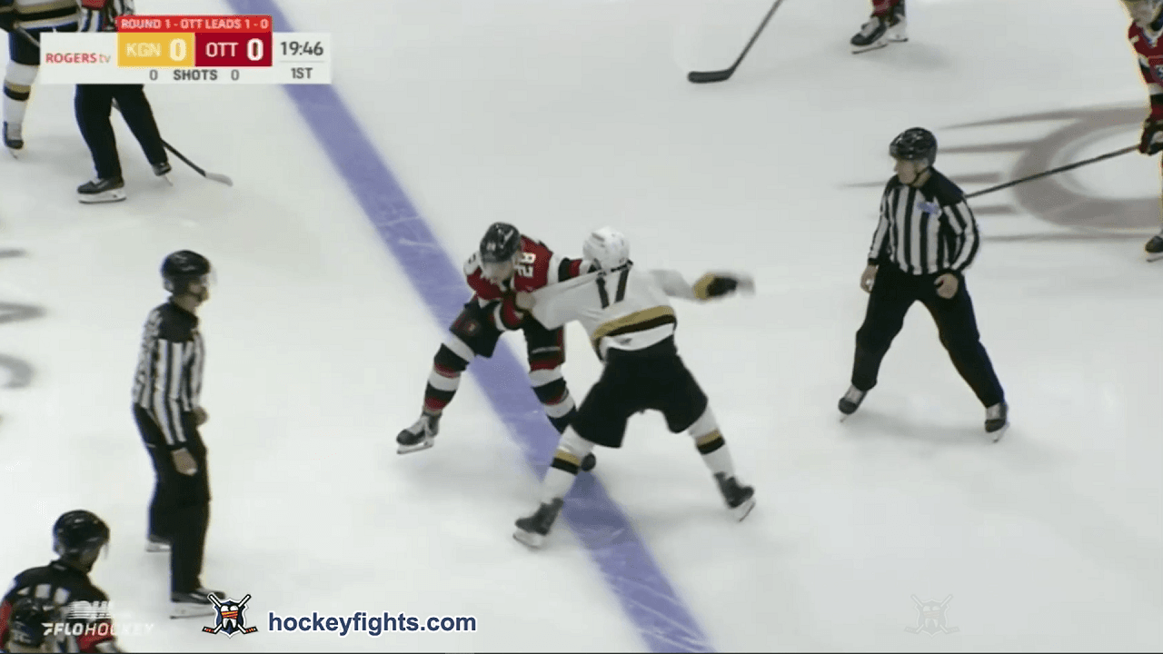 R. Clark (KGN) vs. S. McCue (OTT)