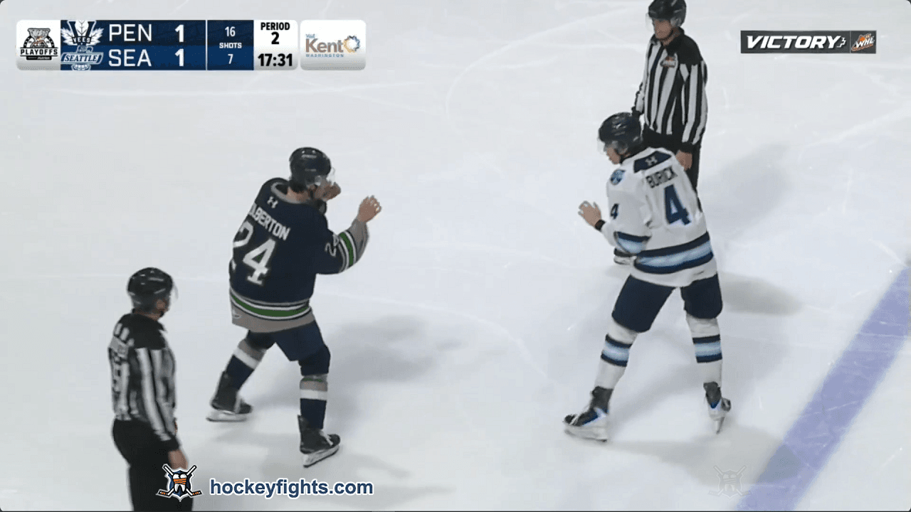 S. Burick (PEN) vs. B. Holberton (SEA)