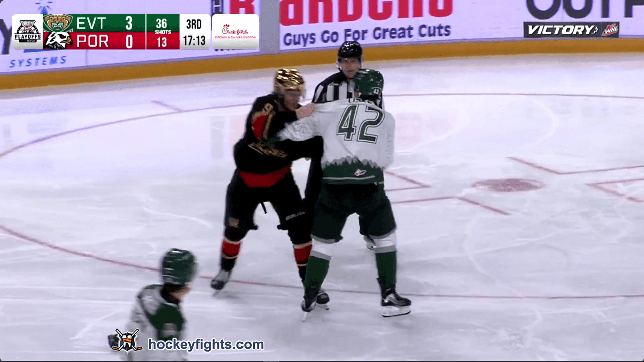 B. Liske (EVT) vs. L. Wilfley (POR)