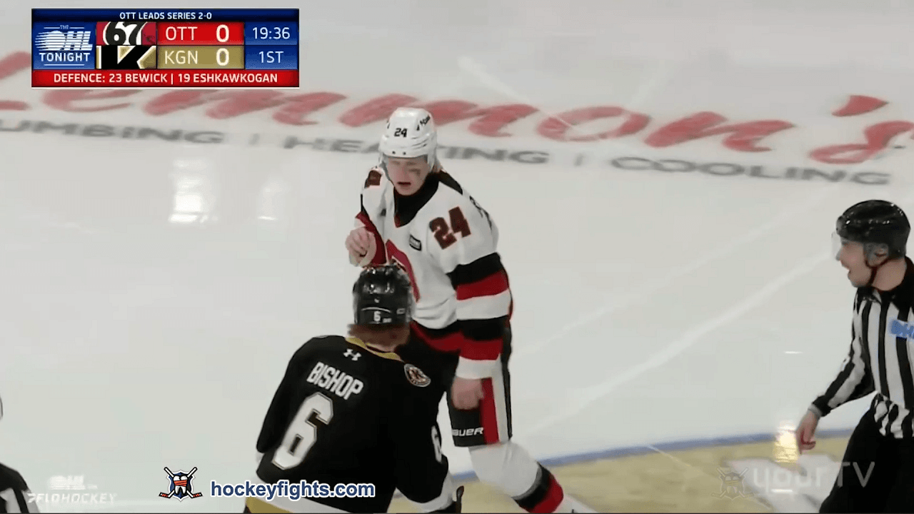 T. Spitznagel (OTT) vs. W. Bishop (KGN)