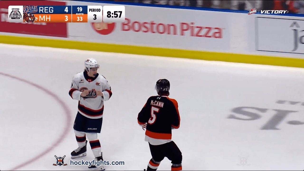 J. Kohn (REG) vs. K. McCann (MHT)