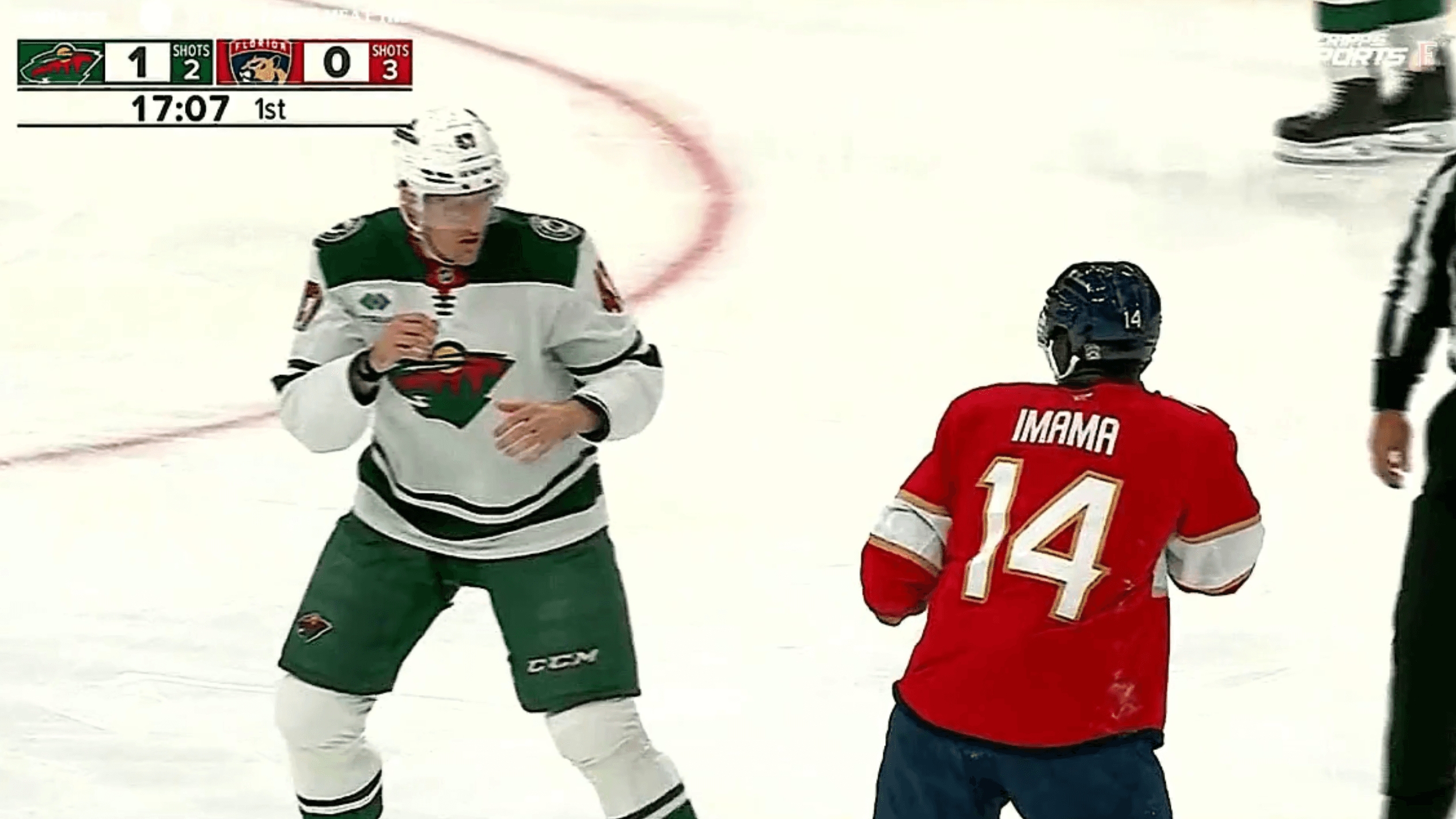 M. McCarron (MIN) vs. B. Imama (FLA)