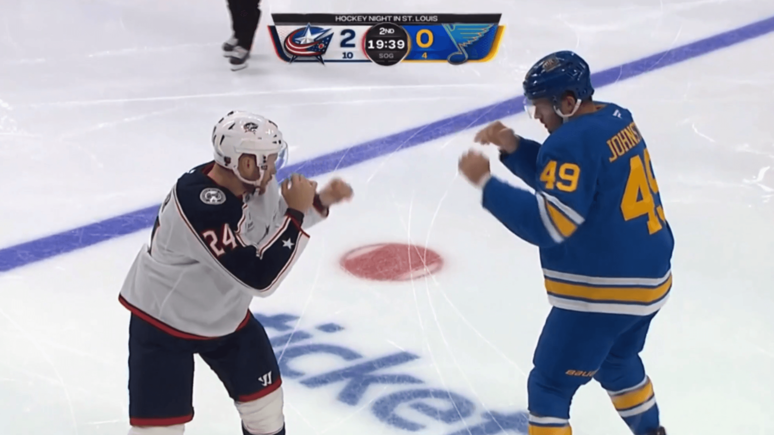 M. Olivier (CBJ) vs. R. Johnston (STL)
