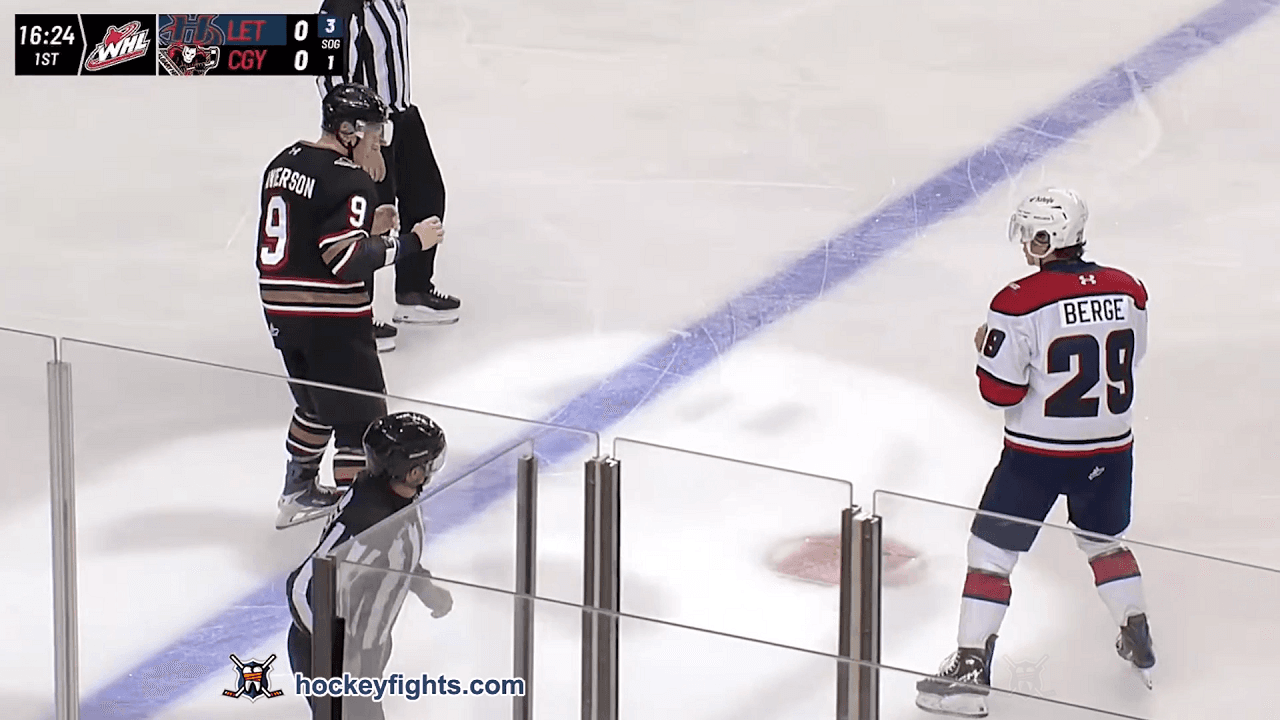 O. Berge (LET) vs. C. Sanderson (CGY)