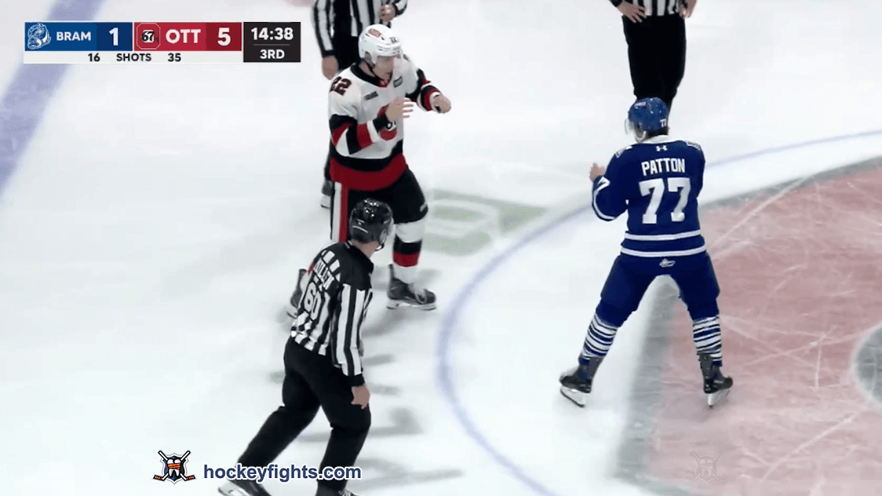 T. Patton (BRA) vs. J. Johnson (OTT)