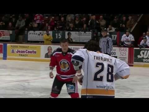 Jon Mirasty vs. Jeremy Yablonski, December 19, 2008 - Syracuse Crunch ...