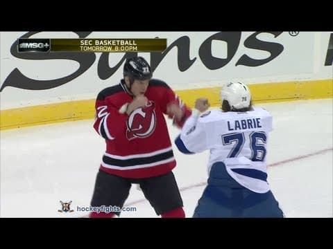 P. Labrie (TBL) vs. K. Barch (NJD)