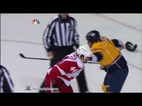 T. Bertuzzi (DET) vs. S. Weber (NSH)