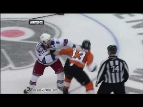 B. Prust (NYR) vs. D. Carcillo (PHI)