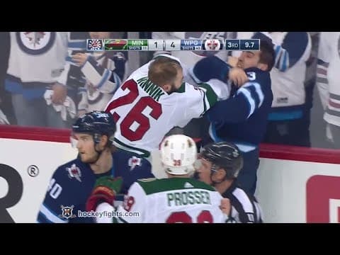 D. Winnik (MIN) vs. B. Tanev (WPG)