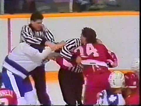 hockeyfights on X: Dave Semenko vs Terry Johnson from Hartford Whalers at  Toronto Maple Leafs game on Jan 24, 1987    / X