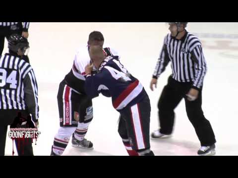 Jon Mirasty vs. Jeremy Yablonski, December 19, 2008 - Syracuse Crunch ...