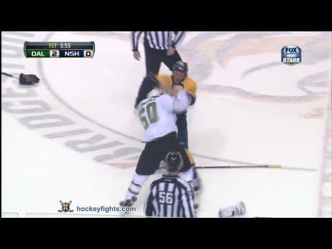 A. Roussel (DAL) vs. R. Clune (NSH)