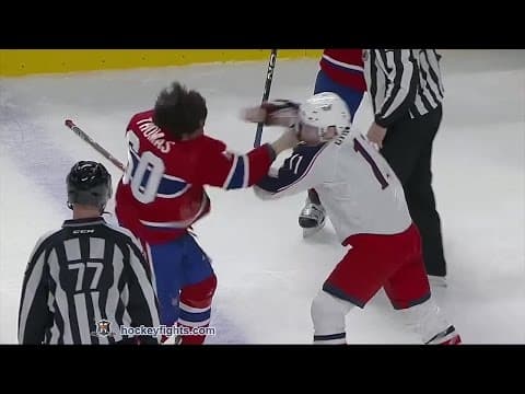 M. Calvert (CBJ) vs. C. Thomas (MON)