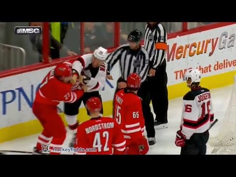 S. Matteau (NJD) vs. J. Faulk (CAR)