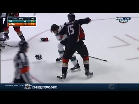 J. Sheppard (SJS) vs. R. Getzlaf (ANA)