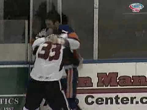 Jon Mirasty vs. Jeremy Yablonski, December 19, 2008 - Syracuse Crunch ...