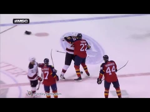 B. Salvador (NJD) vs. S. Thornton (FLA)