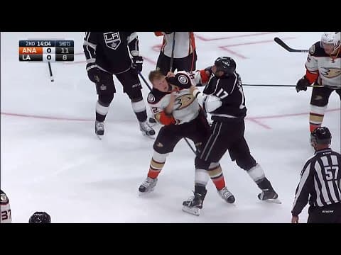 J. Manson (ANA) vs. M. Lucic (LAK)