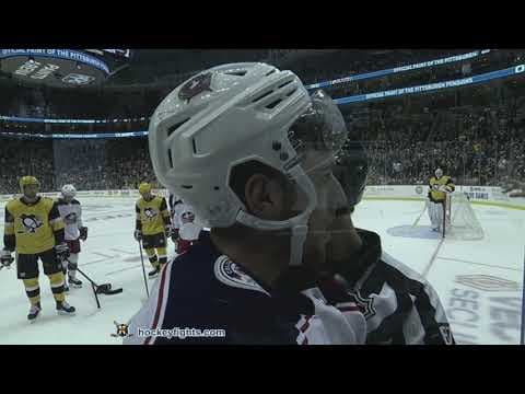 P. Dubois (CBJ) vs. S. Crosby (PIT)