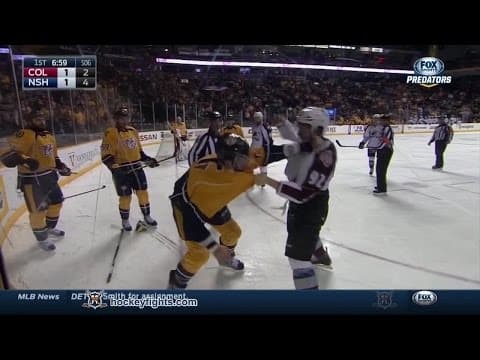 G. Landeskog (COL) vs. S. Weber (NSH)